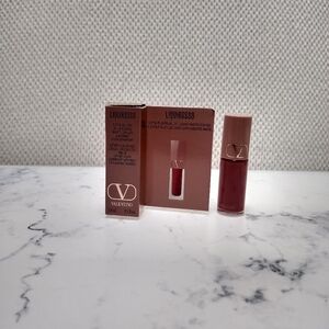 Valentino Liquirosso Lip & Blush Blur Liquid Matte Color 111A .1 oz Mini Size
